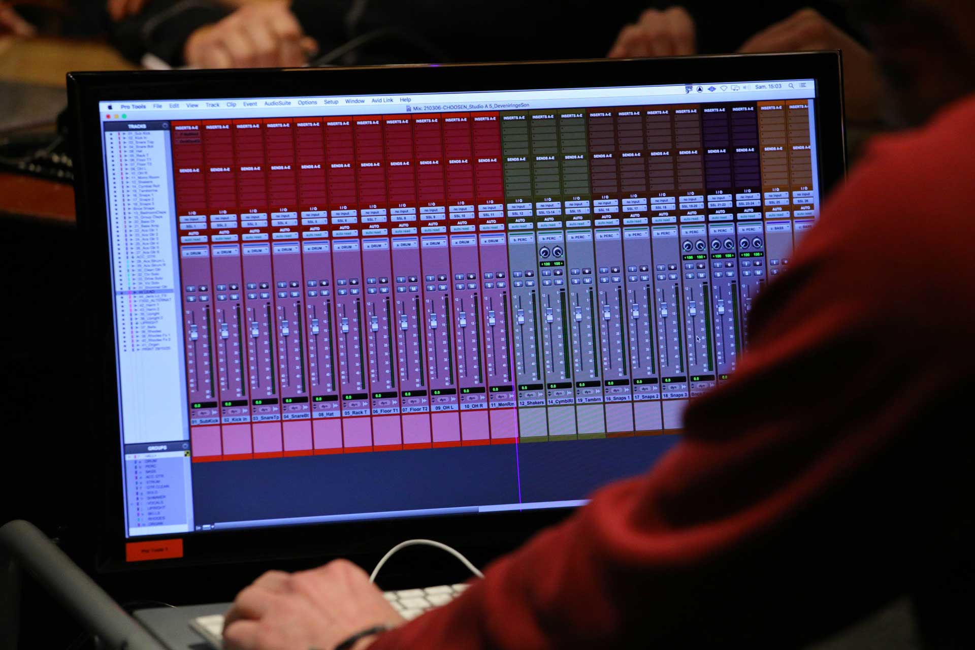 Groupes dans Protools