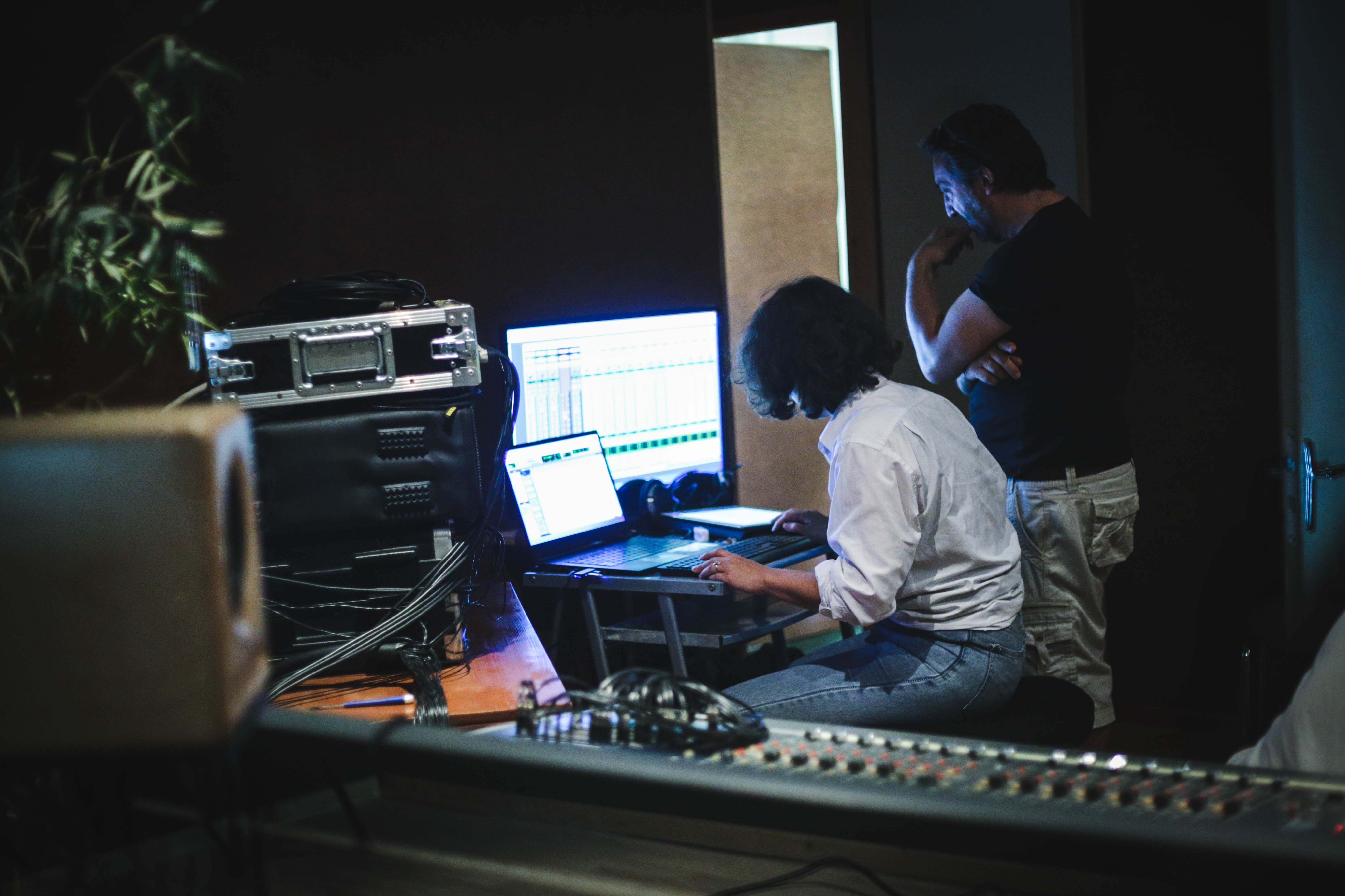 Écoute comparative des prises en cabine de mixage