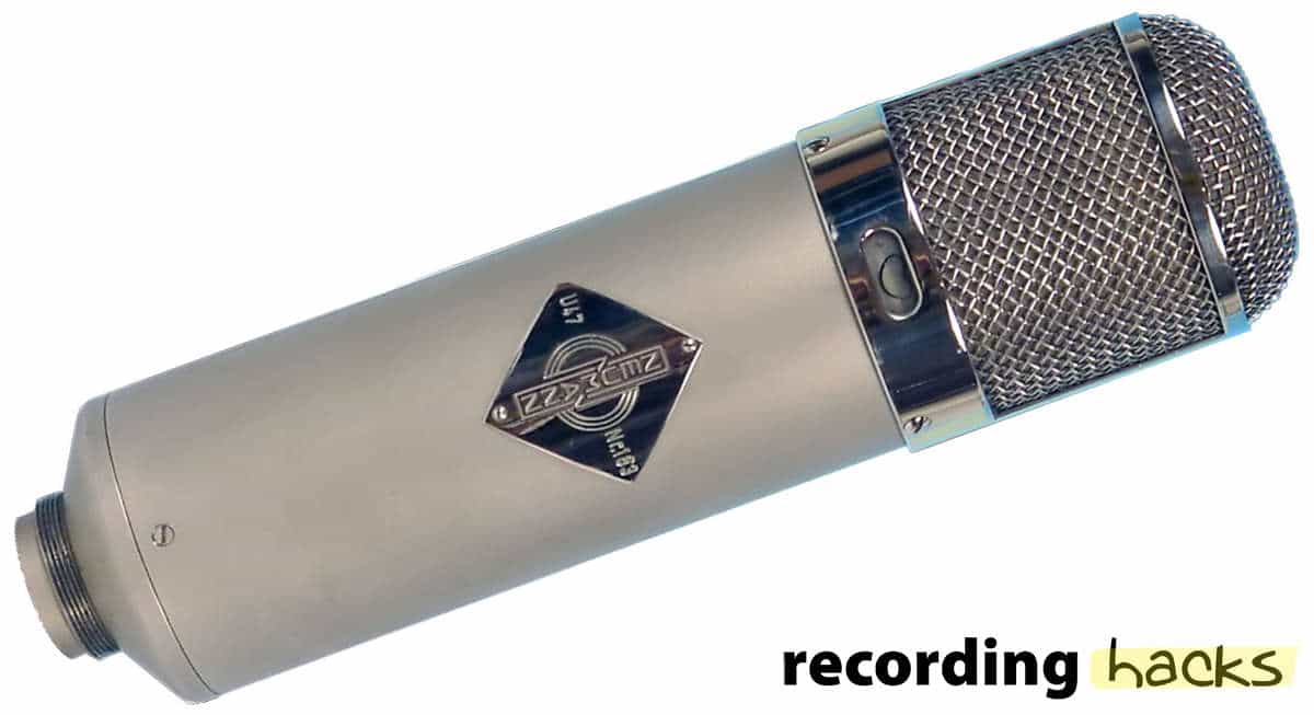 Neumann U47 Large Badge première version 1947