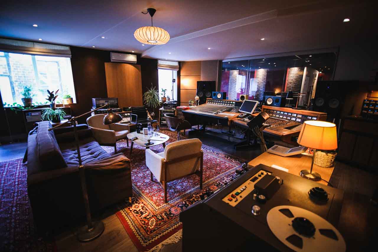 Cabine d'enregistrement d'Audioscope Paris