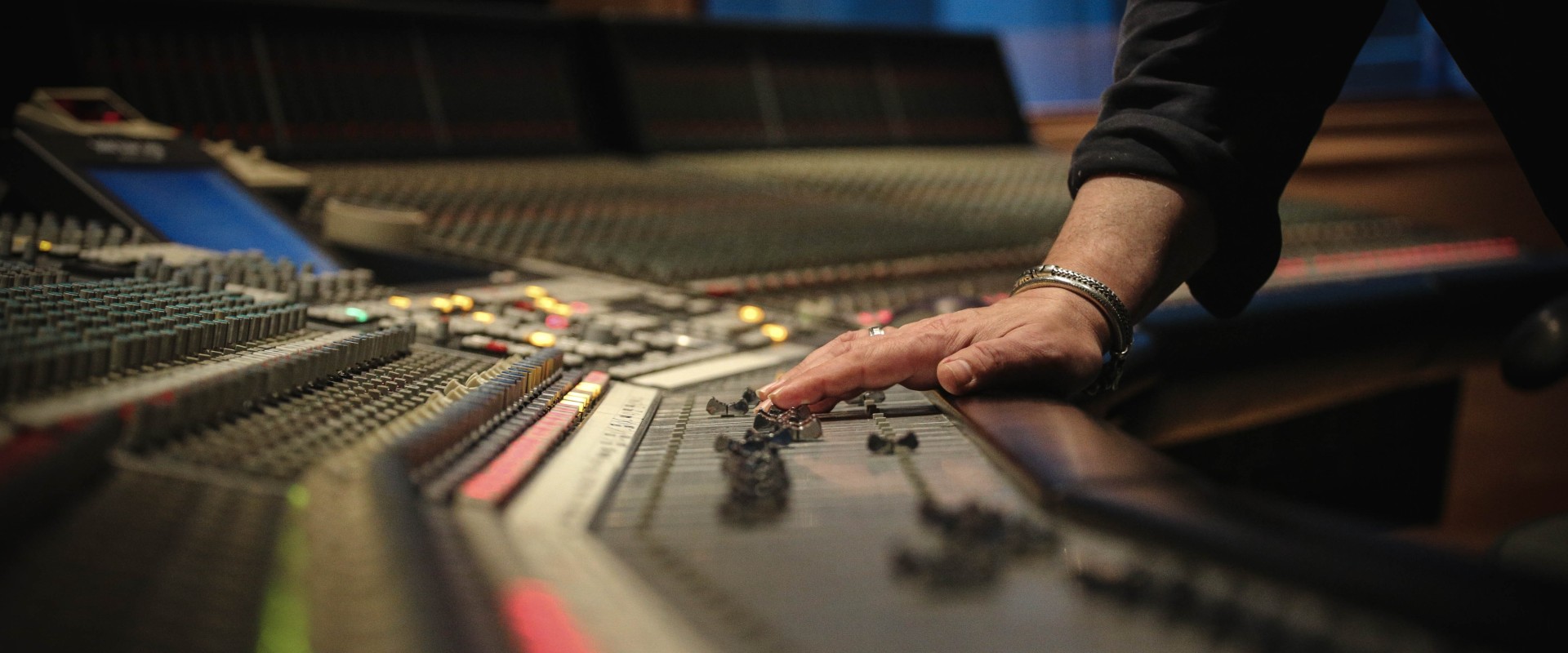 Mixage en studio d'enregistrement